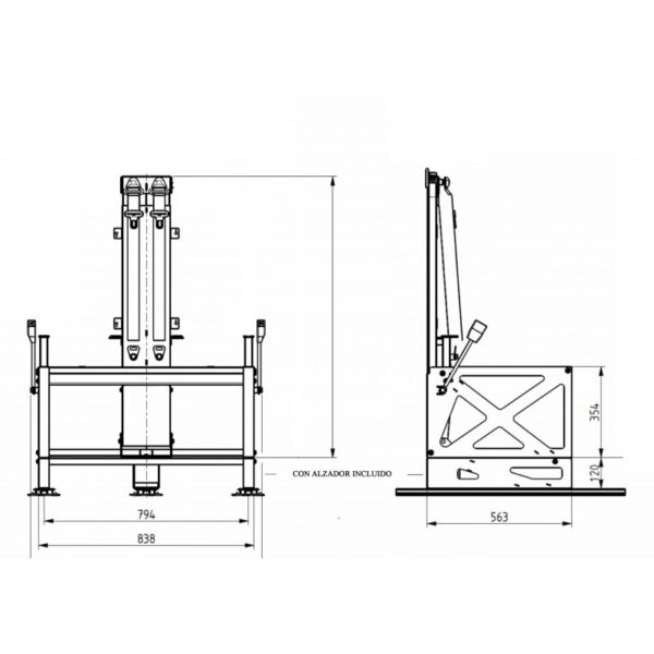 Asiento Estructura Okb Eesafe Basic - Imagen 3