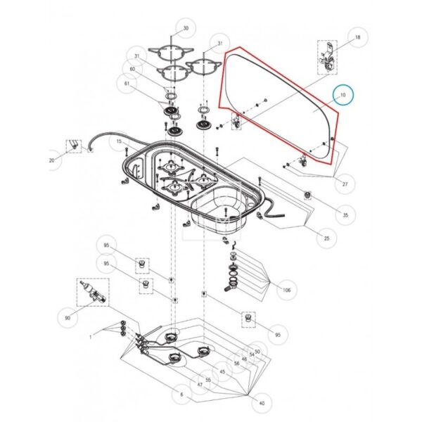 Cocina Tapa Cristal Cramer 840 Ek 2000 - Imagen 2