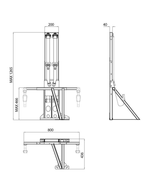 Estructura Asiento X250/X290 Cta V1 - Imagen 2