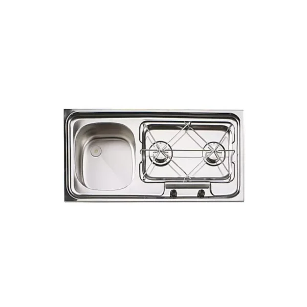 Cocina 2 Fuegos Fregadero Izquierdo Suter 800 X 400