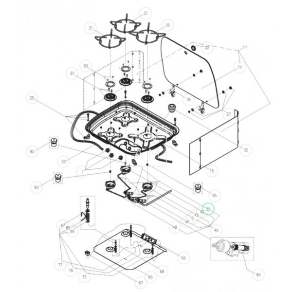 Termopar Cocina Dometic Cramer 350mm - Imagen 2