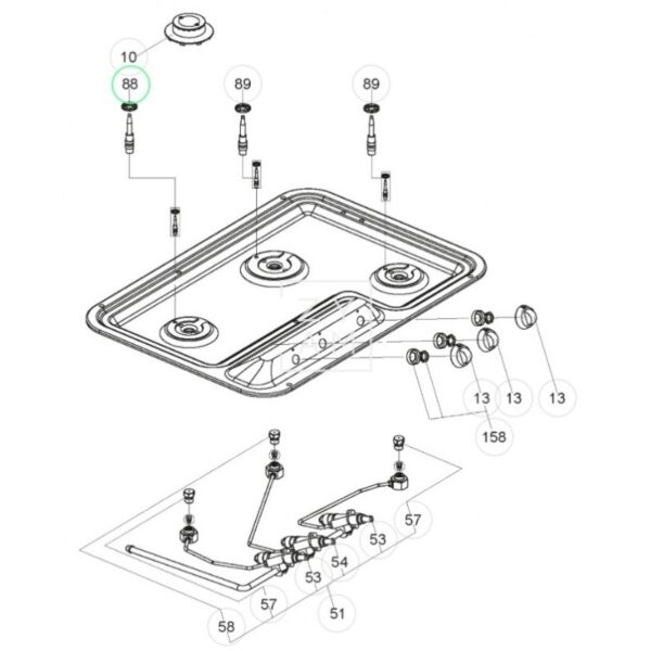 Repuesto Termopar Cocina Dometic Cramer 350mm - Imagen 3