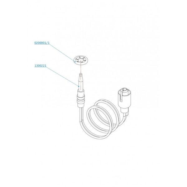 Repuesto Termopar Cocina Dometic Cramer 350mm - Imagen 2