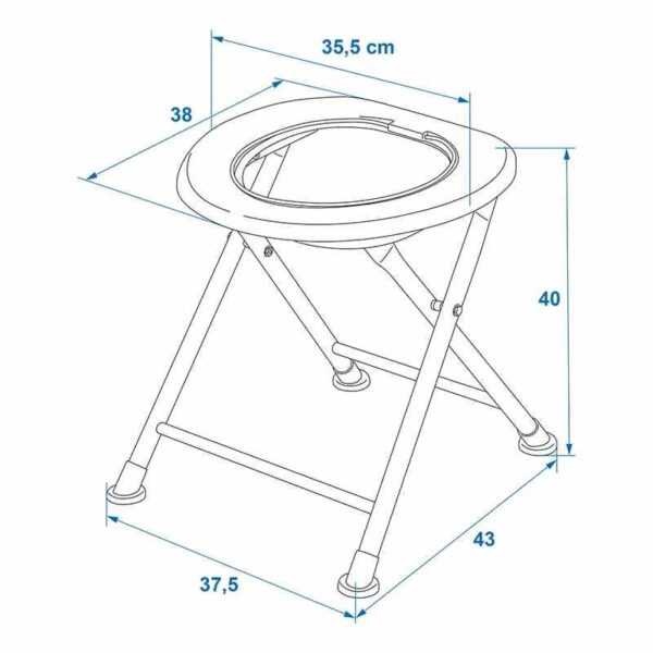 WC Portatil Hole Plegable - Imagen 4